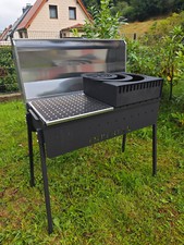 IMPERIAL Grill Mangal 40x90cm, Grill auf Spießen ,Kochen im Kessel