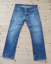 Levi's 501 Herren Jeans Hose W31 L30 Straight Fit Charakter Destroyed P794