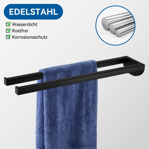Handtuchhalter edelstahl 40cm - handtuchhalter,
