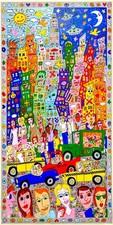 JAMES RIZZI * THE CITY THAT NEVER SLEEPS * HANDSIGNIERT ! TOP RARITÄT !
