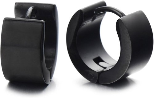 Creolen edelstahl huggie - creolen,