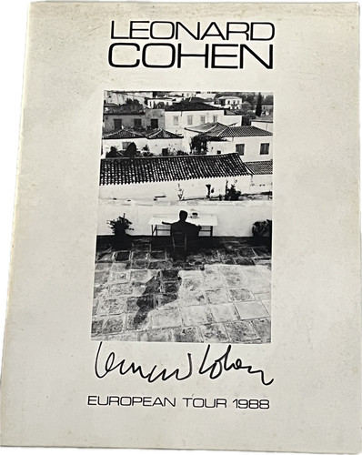 Leonard cohen autogramm - cohen, auf