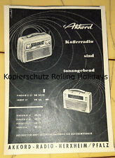 50er Jahre Werbung – Akkord
