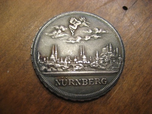 Silber medaille nürnberg - medaille,