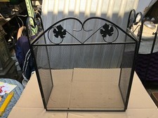 Alter Funkenschutz B 102 cm Feuerschutz Kinderschutz 3 Teilig XXVIIII 