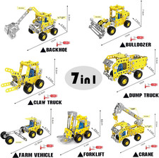 Metallbaukasten 7 in 1 Bausatz