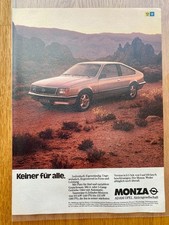 Keine für alle. Opel Monza