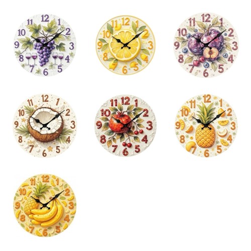 Simple fruit quiet - simple, clock