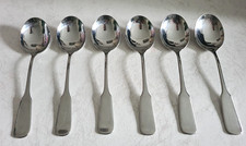 6 Suppenlöffel 16cm Wilkens Castell Edelstahl 18/8 Spatenform Tassenlöffel x