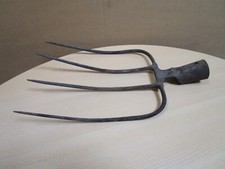 alte Mistgabel Gabel 4 Zinken Heugabel Eisen altes Werkzeug Konvolut