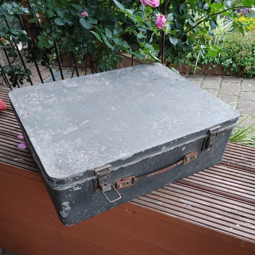 Alter metallkoffer vintage - us,