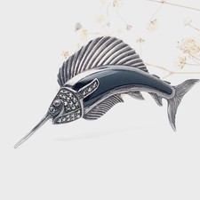 925er Silber Brosche