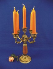 Alter großer Metall Kerzenleuchter Kerzenständer Kandelaber 5 flamm Barock  Stil