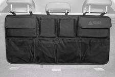 Auto Kofferraum Organizer starker Klett für Rücksitzbank Aufbwahrung Rückbank