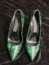 Grüne Highheels mit