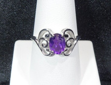 1.11 ct Natural Oval Purple