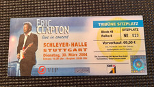 ERIC CLAPTON - LIVE 2004 * V I P - Ticket No. 0 2 3 * 30. März 2004 / STUTTGART