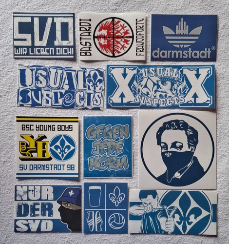 Aufkleber sammlung sv - aufkleber, "sv