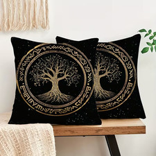 2x Wikinger Kissenbezug