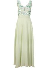 Chiffonkleid mit Pailettenstickerei Gr 40 Softsalbei Abend-Kleid Maxi-Dress Neu*