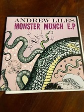 Andrew Liles "Monster Munch E.P." 7 Inch red Vinyl sign   DIJ Forseti