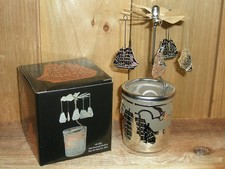 Glas-Karussell-Windlicht