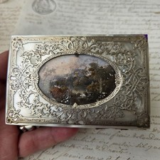 Ballbuch Perlmutt Silber Mitte