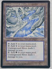 Underground River * Ice Age * Magic the Gathering MtG