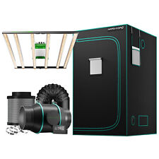 Mars Hydro FC/FC-E Grow Zelt Kit LED Vollspektrum + Belüftung mit Thermostat