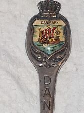 DANMARK Andenken Souvenir Löffel Silberfarben Silberübezug Silverplated