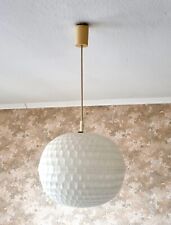 ALOYS F. GANGKOFNER OP ART DECKENLAMPE ERCO KUNSTSTOFF PENDELLEUCHTE 60ER JAHRE