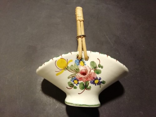 Altes ulmer keramik körbchen - ulmer,
