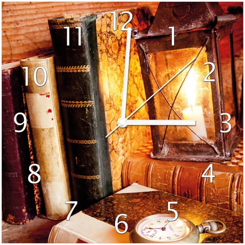 Wallario wanduhr aus glas - wallario,