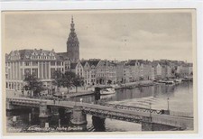 39034275 - Elbing Elbing / Elblag. Partie am Wasser und Hohe Bruecke. 1941