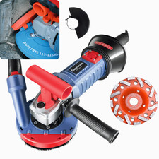 FANZWORK Betonschleifer Betonfräse Winkelschleifer Set+125mm Diamantschleiftopf