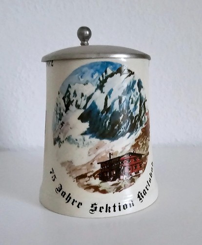 Antiker bierkrug mit - antiker,