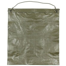 Sandsack oliv mit Klett Holländische Armee Hochwassersack Flutsack Schutzsack