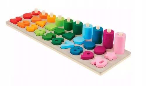 Montessori holzklötze set zum - set,