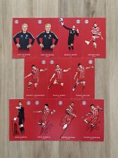 FC Bayern München Autogrammkartensatz original handsigniert 2017/2018 !!!