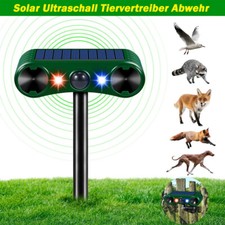 Ultraschall Katzenschreck Tiervertreiber Solar Marderschreck Hunde Vögel Abwehr