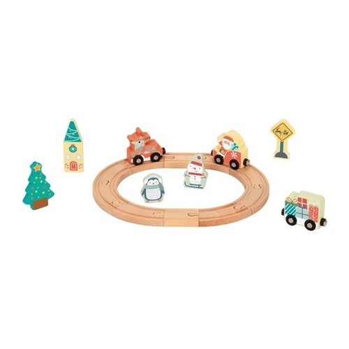 Holz weihnachtszug eisenbahn - holz,