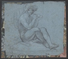 Amour Amor putti cherub angel Arnaud-Durbec Marseille drawing dessin Zeichnung