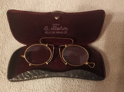 Antiker goldener kneifer - antiker,