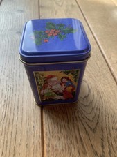 kleine Metalldose, Aufbewahrungsdose, Weihnachtsdose