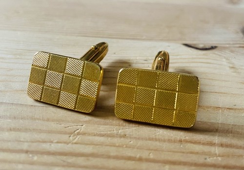 Vintage manchettenknöpfe gold - vintage,