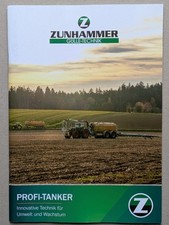ZUNHAMMER Profi-Tanker Gülletankwagen Güllewagen Prospekt 11/2025 Traktor