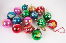 DDR Weihnachtskugeln Glas 16