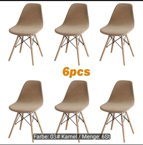 Set aus muschelstühlen - set, 6