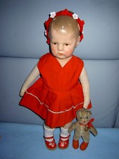 Schönes altes Puppenkleid aus