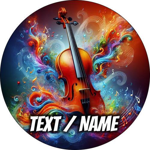 Violine geige tortenaufleger - geige,